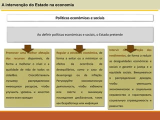 Documento
de Estratégia
da Política
Económica
•Igualmente necessário consagrar a coordenação das
políticas económicas e so...