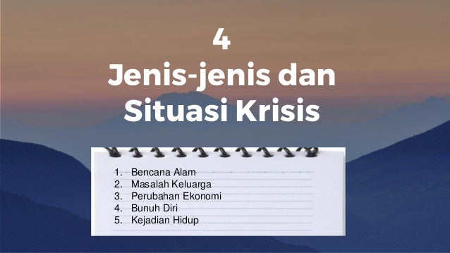 Intervensi Krisis Dalam Bimbingan Dan Kaunseling