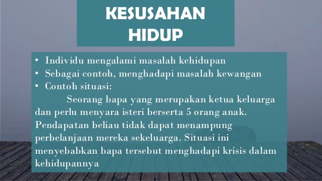 Intervensi Krisis Dalam Bimbingan Dan Kaunseling