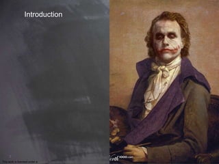 This work is licensed under a Creative Commons Attribution-NonCommercial 4.0 International License. @Médhi
2
Introduction
 