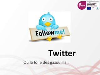 Twitter
Ou la folie des gazouillis…
 