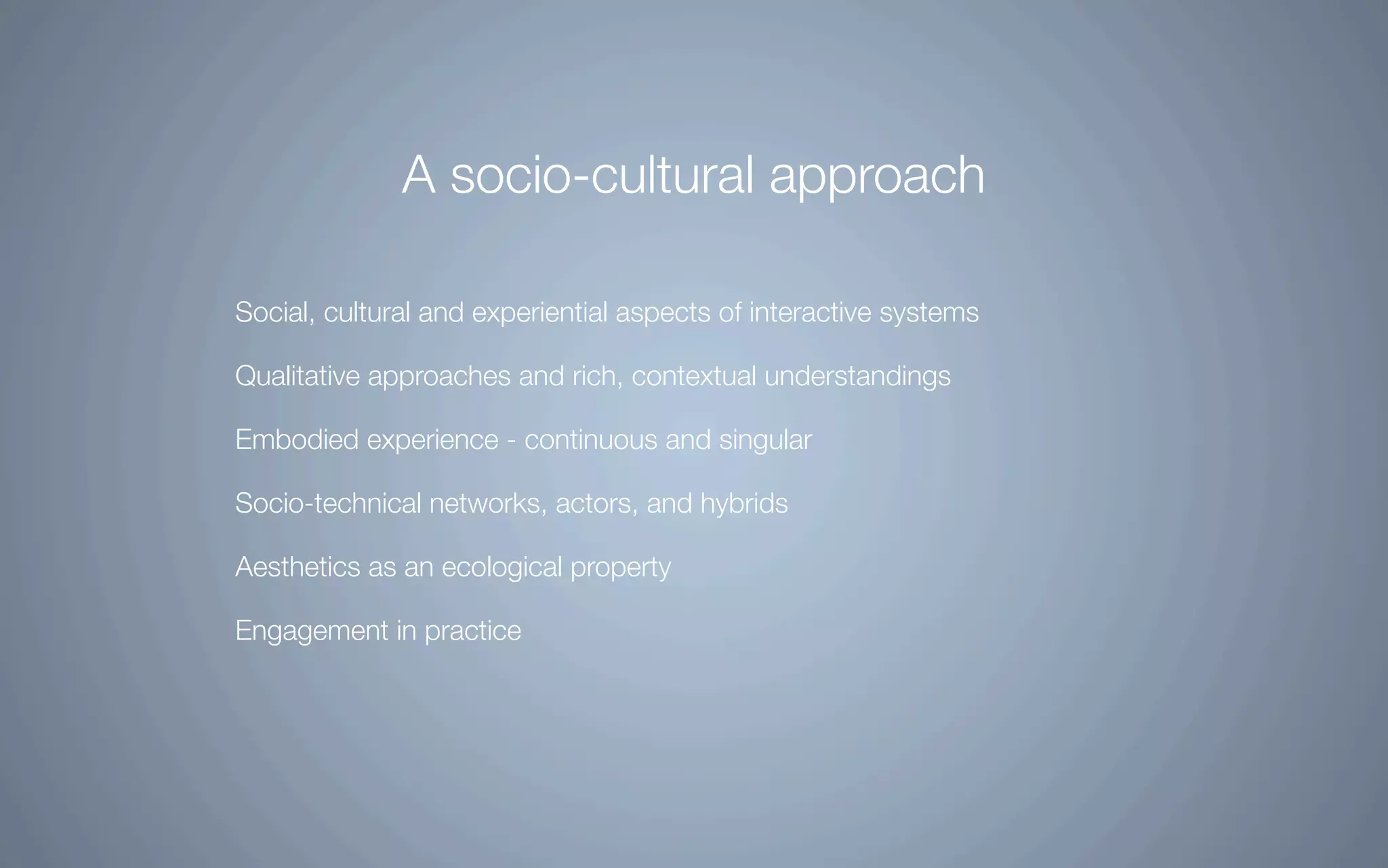 Intervention In Interactive Environments