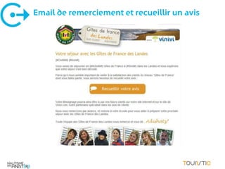Email de remerciement et recueillir un avis
 