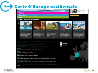 Carte d’Europe occidentale
 