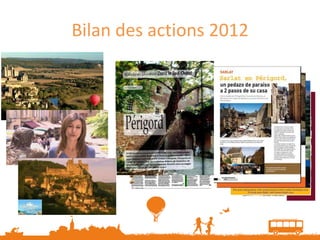 Bilan des actions 2012
 