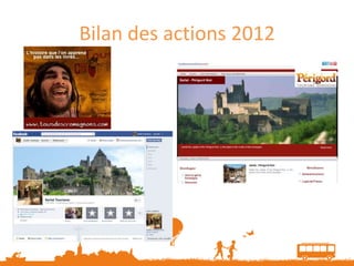 Bilan des actions 2012
 