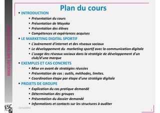 Marketing Digital Du Sport