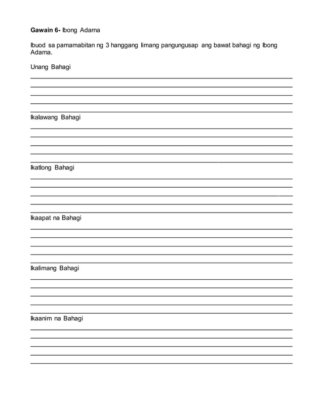 Intervention in filipino