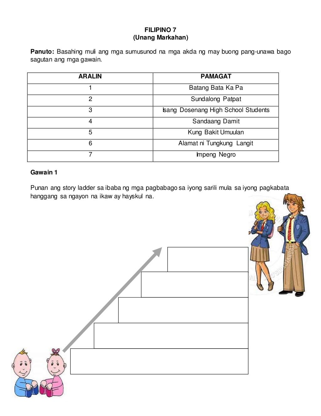 Intervention in filipino
