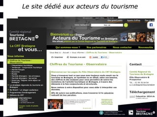 Le site dédié aux acteurs du tourisme  