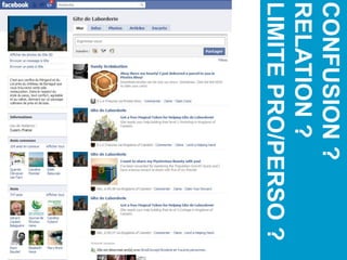 CONFUSION ?
RELATION ?
LIMITE PRO/PERSO ?
 