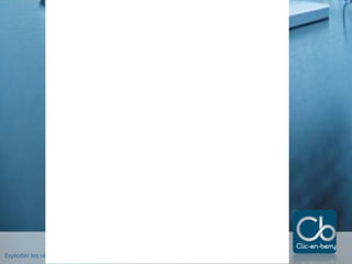 Exploiter les réseaux sociaux - 2013
www.clic-en-berry.fr
 