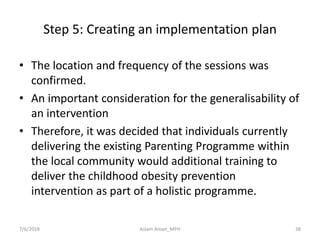 Intervention Mapping To Develop A Culturally Appropriate Intervention ...