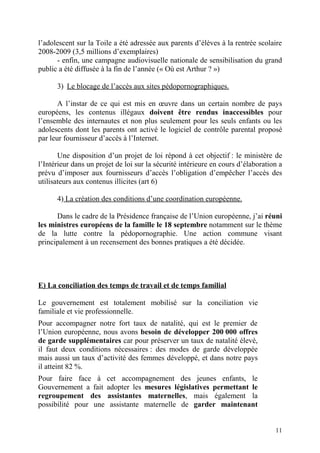 Intervention Ministre Mme Morano