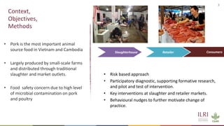 Food safety interventions for traditional pork chains in Vietnam and Cambodia: Success and challenges