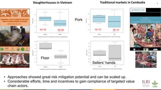 Food safety interventions for traditional pork chains in Vietnam and Cambodia: Success and challenges