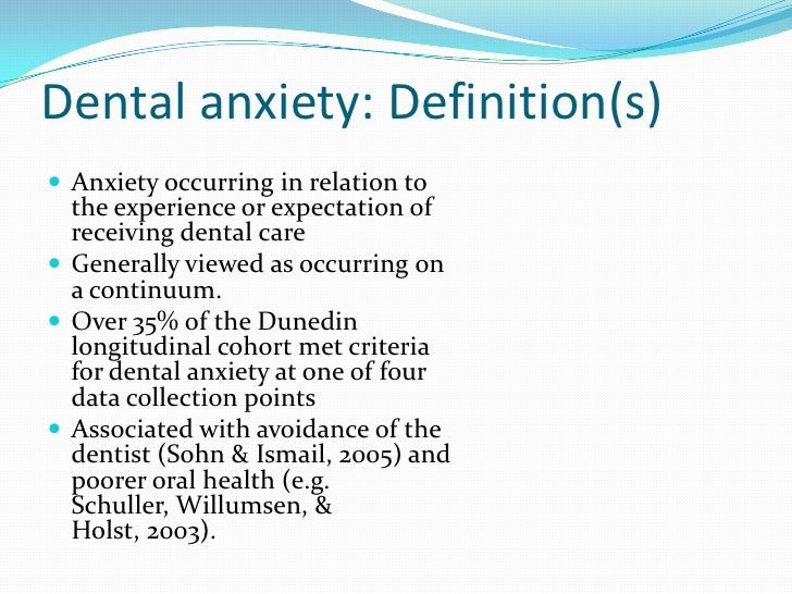 Interventions for children\u2019s dental anxiety: Validating a coping
styl\u2026