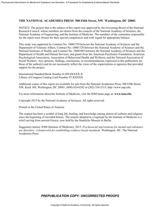 Interventions for mental & substance use | PDF