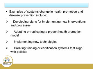 INTERVENTION STRATEGIES AND APPROCHES IN HEALTH PROMOTION (2).pptx