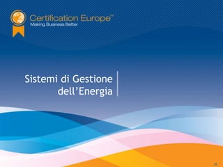 Sistemi di Gestione
       dell’Energia




                      25
 