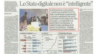Gli indicatori derivati
WEI
 