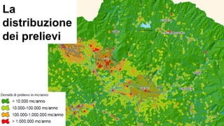 La
distribuzione
dei prelievi
 