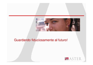 Guardando fiduciosamente al futuro!
 