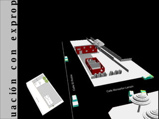 B .  Situación  con  expropiación Calle Monseñor Larraín Calle El Roble 