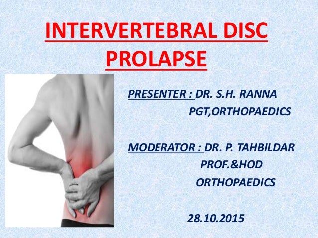 Intervertebral Disc Prolapese