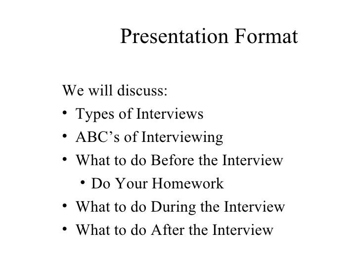 what to do after the interview