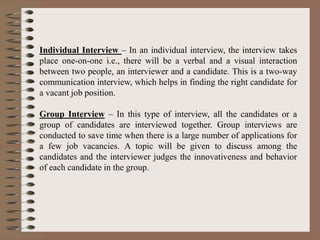 interview-1.pptx types of interview bbgg | PPTX