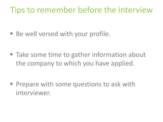 Interview | PPTX