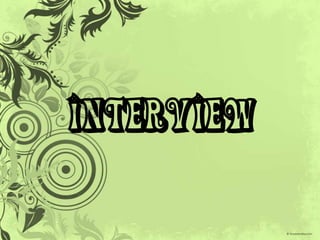 INTERVIEW 