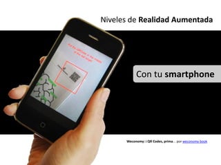 Niveles de Realidad Aumentada




           Con tu smartphone




      Weconomy: i QR Codes, prima... por weconomy book
 