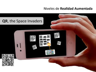 Niveles de Realidad Aumentada


QR, the Space Invaders
 