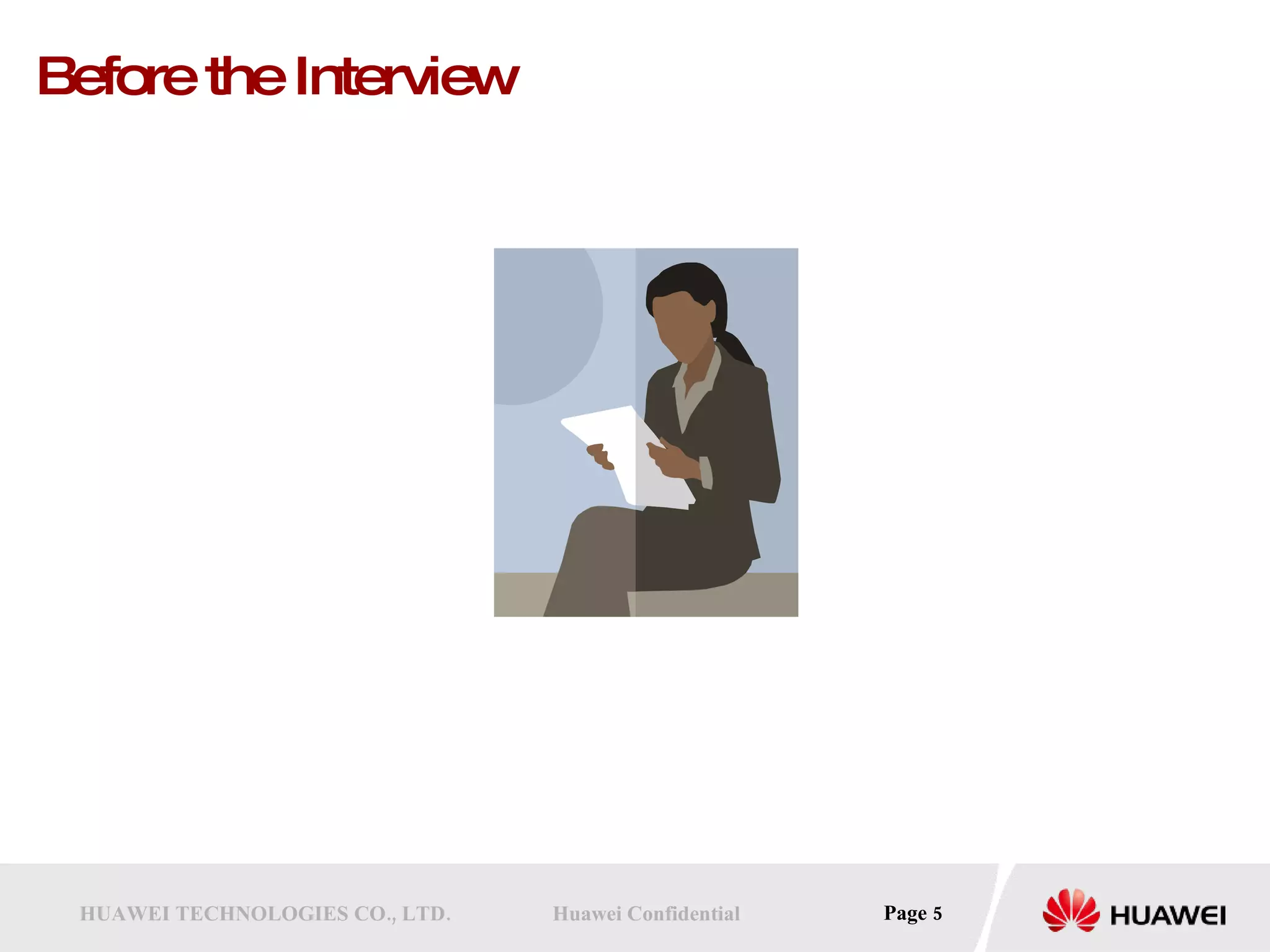 Before the Interview 