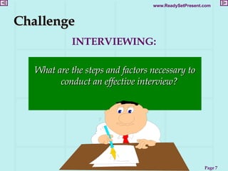 INTERVIEWING POWERPOINT | PPT