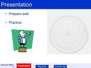 Presentation Prepare well Practice Preparation Big Day Follow Up 