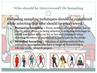 Interview as a method for research | PPTX