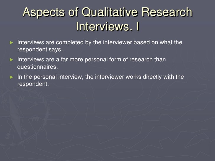 Interview as a qualitative method