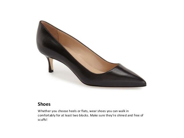 ladies footwear for interview