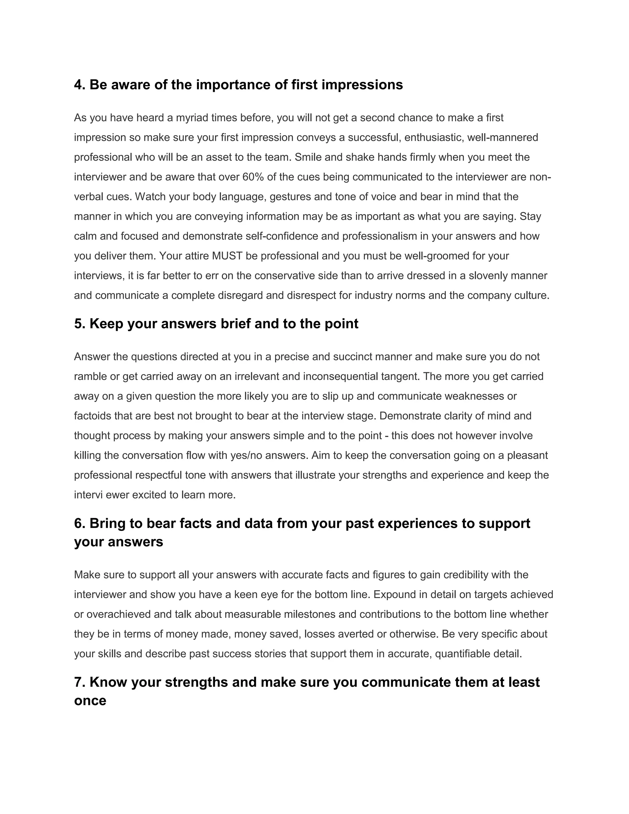 Interview basics | PDF