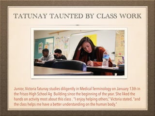 Interview: caption By Caitlyn Barnes | PPT