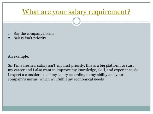 interview companies q and answers how to state your salary requirements in a cover letter