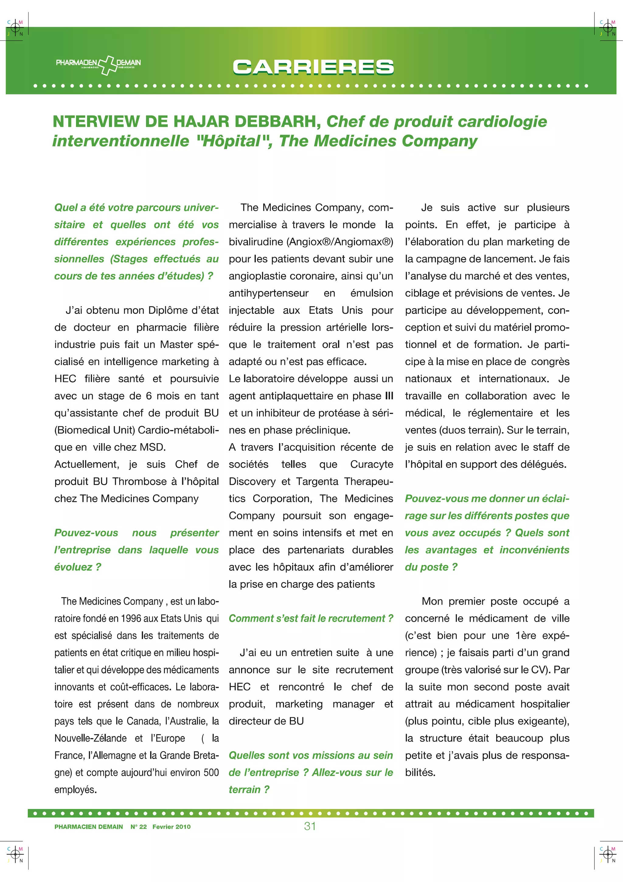Interview d'hajar debbarh