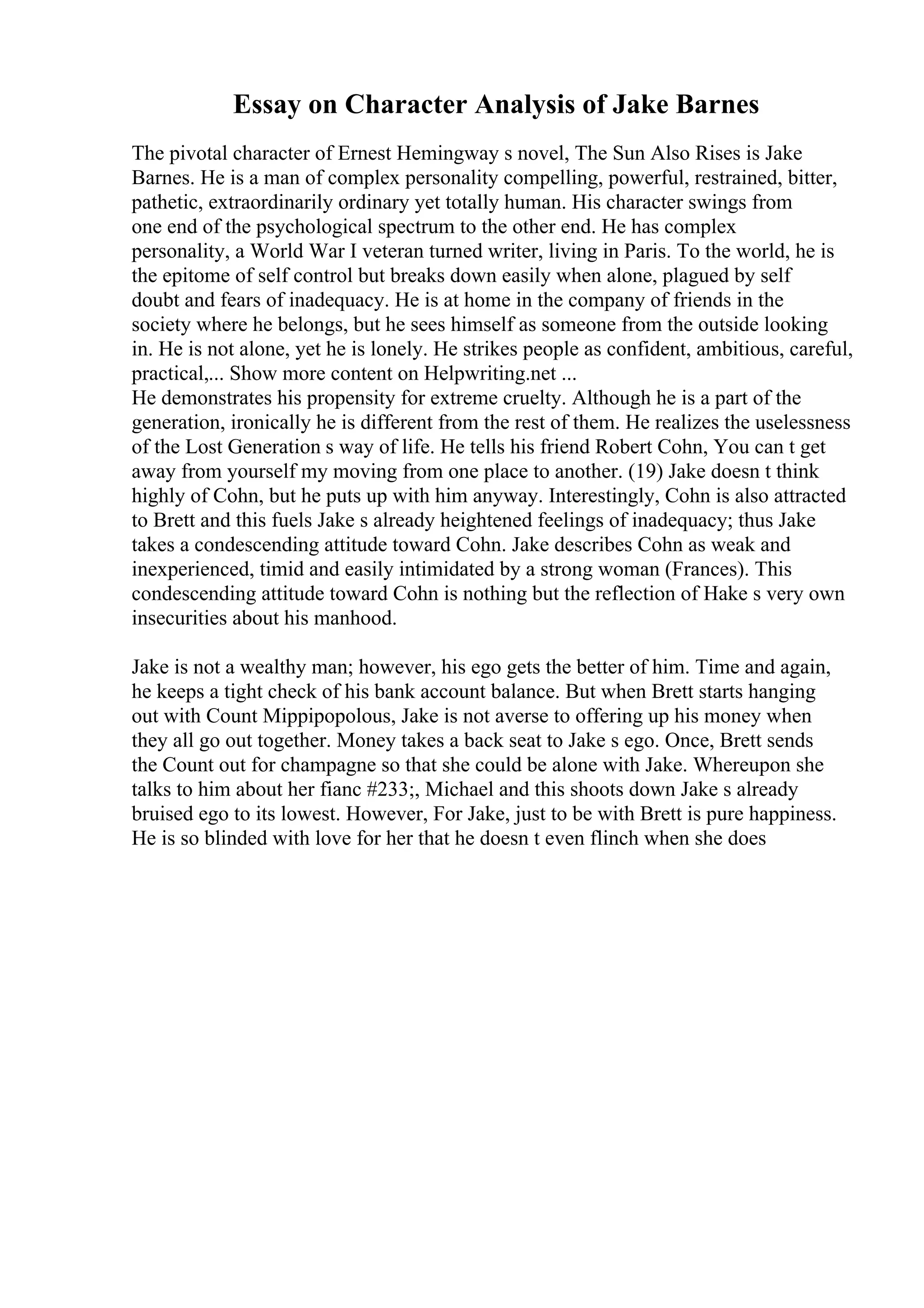 Interview Essay Example. Interview Essay - 6 Examples, Format, Pdf ...