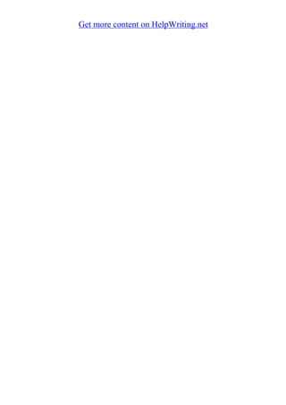 Interview Essay Outline | PDF