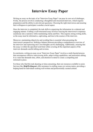 Interview Essay Paper.pdf