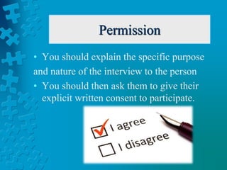 Interview ethics | PPTX