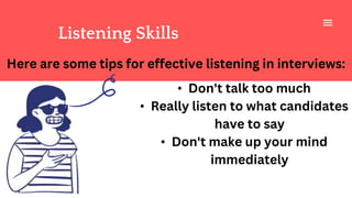 Interview Etiquette and Body Language. ppt | PPTX